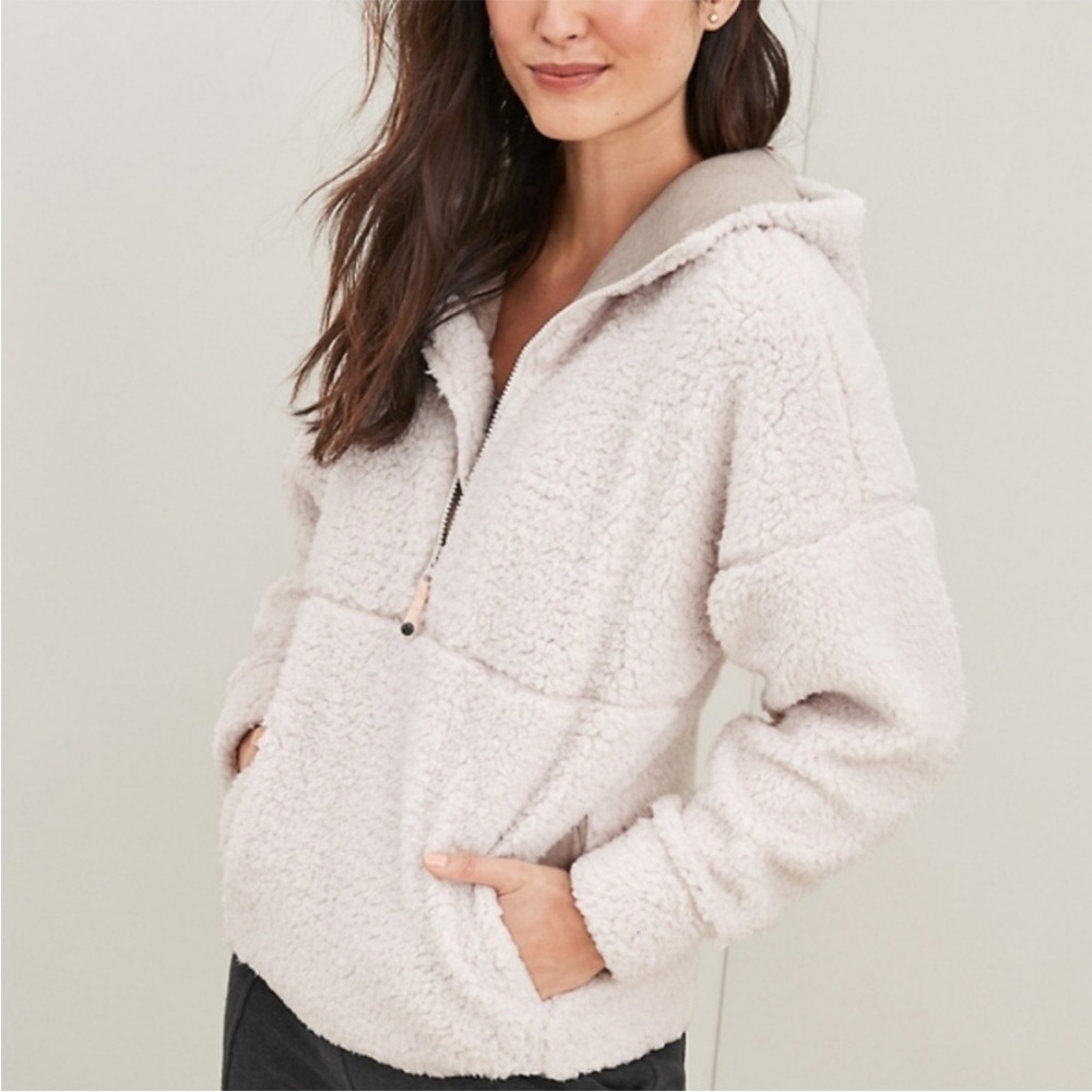 New with Tag Prana Permafrost Half Zip Pullover in Dream Dust Size XL